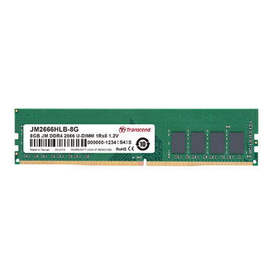 Memorie 32GB DDR4 2666 MHz, CL19, 1.2V, Transcend